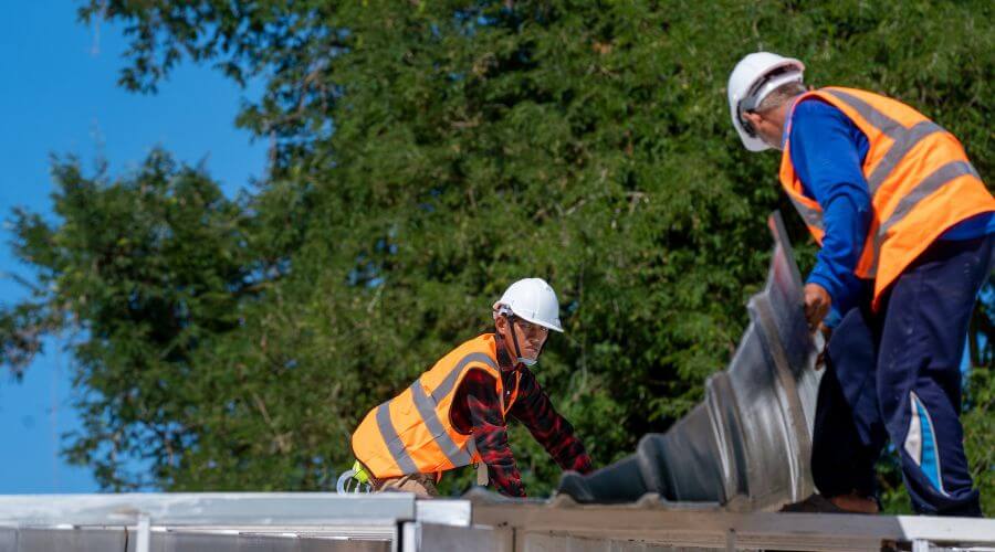 Roof repair in Kieler, WI